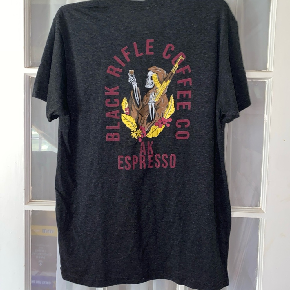 Black Rifle Coffee Shirt dark grey-black size M T-Shirt Cupid Skeleton Graphic
